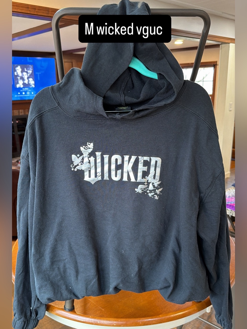 Wicked cropped hoodie